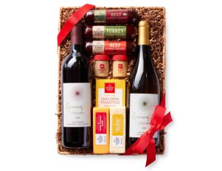 Hearty Bites & Wine Gift Basket