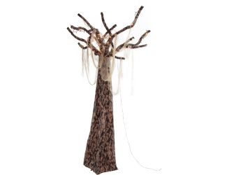8.5-Ft. Orgone the Ghost Tree, Prelit Indoor or Covered Outdoor Halloween Decoration, Plug-In