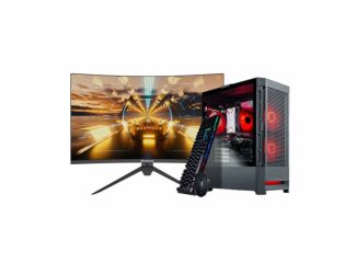 Blaze 4 Mini Gaming Tower & 27" Gaming Monitor