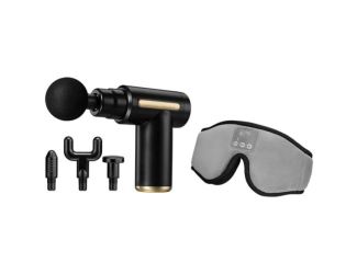 iLive Compact Handheld Massager with Wireless Sleep Mask
