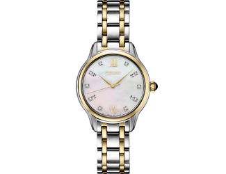 Ladies Diamond Two-tone Mother of Pearl Dial