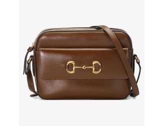 Horsebit 1955 Small Shoulder Bag - (Brown)  )