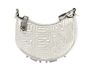 Fendi x Marc Jacobs Fendigraphy Silver Mini Hobo Leather Bag