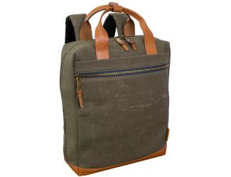 The Voyager Waxed Canvas Backpack Size 18"