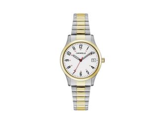 Caravelle Ladies Two Tone SS Expansion Bracelet Watch