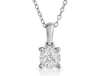 Diamond Solitaire Necklace