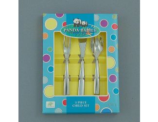 3pc Charlie Baby & Toddler Flatware Set