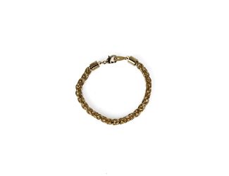 18K Gold Plated Wheat Style Bracelet