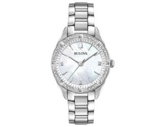 Bulova Ladies Sutton Bracelet Watch Diamond Accent