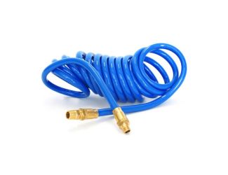 15' Coiled 3/8" ID Air Hose