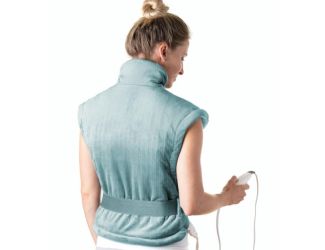 PureRelief XL Back & Neck Heating Pad Sea Glass