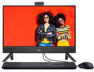 Inspiron 24" All in One Desktop Non Touch w/ Wired Keyboard and Mouse Black