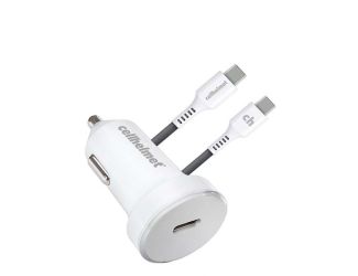 CellHelmet - 25W PD Car Charger Plug with 3' Round Type-C to C-Cable