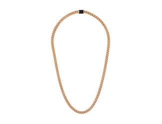 Latin GRAMMY Classic 6mm Rose Gold-tone Curb Chain Necklace, 22"
