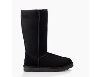 Womens Classic Tall Boot-Black-10