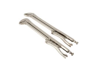 2pc Extended Reach 15-Inch Locking Plier Set