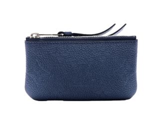 Louis Vuitton Metallic Empreinte Monogram Giant Key Pouch Navy Nacre