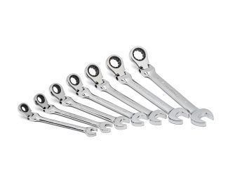 GearWrench 7 Pc. Flex Combination Ratcheting Wrench Set-SAE