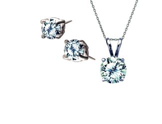 Combination Royal Stud Earrings and Dream Necklace