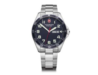 Fieldforce, 42mm, Blue Dial, Silver Stainless Steel Bracelet