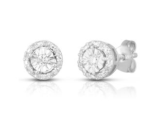 Diamond Cluster Earrings