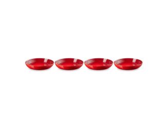 Set of 4 Vancouver Pasta Bowls Cerise