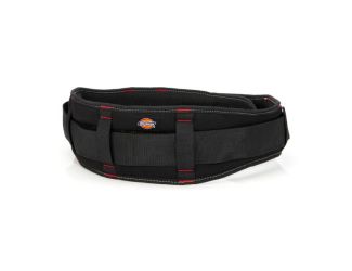 5" Padded Work Belt with Double-Tongue Roller Buckle: Black