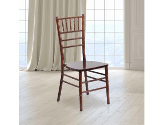 1100lb. Capacity Fruitwood Stackable Chiavari Event Chair