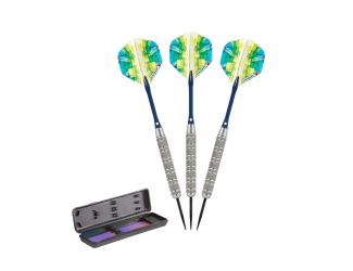 Elkadart Prism Ringed Silver Steel Tip Darts 21 Grams
