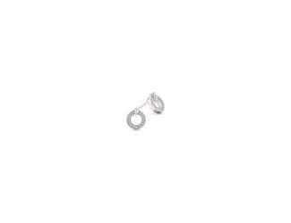 These timeless diamond circle earrings by LAGOS feature exquisite Caviar beaded accents crafted in sterling silver, creating a refined and elegant look. Adorned with 0.27 carats of the highest quality natural LAGOS diamonds, each stone boasts G-H color an