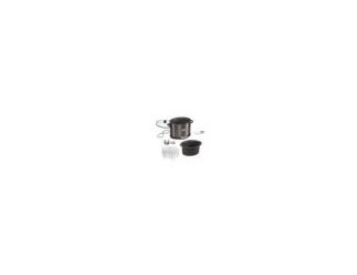 2-in-1 Smoker Doubles as 6 Quart Slow Cooke. Enjoy smokehouse infused turkey/poultry meat fish vegetables and cheese. Holds up to 6 quarts fits a 6 lb chicken or a 4 lb roast . Easy to use digital controls. Slow cook settings: High and Low auto switches t