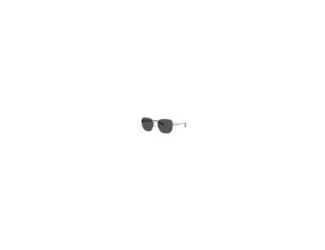 Sleek square frames with rounded edges are crafted in metal. The Miller sunglasses feature flat, slender temples detailed with a Double T logo. Eye size: 56; Frame: Silver; Lens: Dark Grey; Lens Material: Standard Plastic