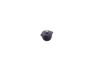 Simmer soups steam rice and serve sides with the Petite French Oven. Textured black matte enamel interior ensures exceptional browning heat retention and distribution. Heavy tight fitting lid creates rain-forest effect to return juices back to food. Looks