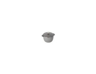 Simmer soups steam rice and serve sides with the Petite French Oven. Textured black matte enamel interior ensures exceptional browning heat retention and distribution. Heavy tight fitting lid creates rain-forest effect to return juices back to food. Looks