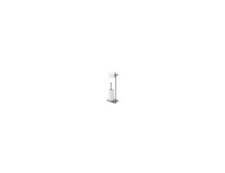 Cappa Toilet Paper Stand and Reserve is a minimalist, freestanding toilet paper stand with an integrated reserve for storing toilet paper rolls. Using often under-utilized vertical square footage, while maintaining a small footprint, Cappa holds up to thr