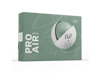 The Vice Pro Air is designed to maximize distance while maintaining control and feel. Featuring the lowest spin in the Vice Pro family, it delivers exceptional distance with a slightly higher launch for a steep landing angle, ensuring precision on approac