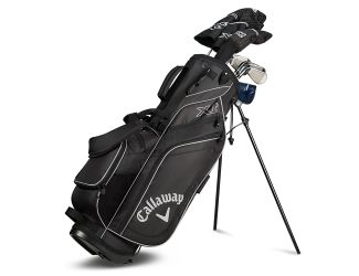 Callaway XT 26 Black 10-Piece Teen Complete Set is designed for teenage golfers 58 to 69 inches tall who want more distance and confidence across the course. Built with a titanium driver and graphite shafts, the ultra-forgiving clubs promote solid contact