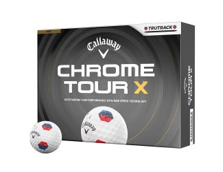 Callaway Chrome Tour X TruTrack 26 White Golf Balls deliver tour level performance with visual roll feedback and alignment. A Tour Fast mantle and optimized core and layer system increase ball speed and distance, while the aerodynamic pattern promotes con
