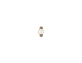 With clean lines and a modern minimalist sensibility, the Elliot is a true design classic ready for workdays and weekends. Finished with a chalk leather strap, this stainless steel and rose gold tone round watch features a white sunray dial detailed with 