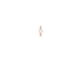 Designed with a modern minimalist sensibility, the Sammy is a refined timepiece perfect for everyday. Silver/White Signature C Dial, Rose Gold Plated 3-Link Bracelet Strap, 22mm case