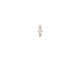 Coach Sammy Ladies. 22mm Rose Gold Plated Case. White Sig C Dial. Rose Gold Plated stretch bracelet. Mineral crystal. Quartz movement. Water Resistant to 99 feet.