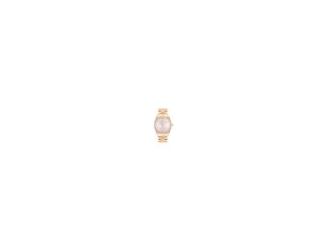 Coach Brooks Ladies. 34mm Stainless Steel & Rose Gold Plated Case. Rose Gold Plated Bracelet with push button deployment clasp. Silver Pale Pink Dial with crystal markets and applied heart motif at 12 o'clock. Mineral crystal. Quartz movement. Water Resis