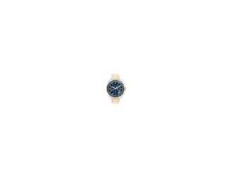 Made for adventures near and far, this men's Charter watch from Coach is a sporty multi-function style designed for life on the move. Blue Lacquer Chronograph Dial, Two-Tone Bracelet Strap, 44mm case