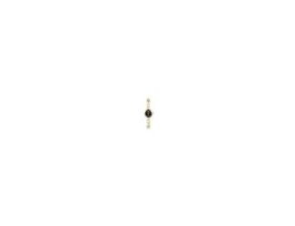 BOSS Fiora Ladies.  29MM Oval Yellow Gold IP Case. Yellow Gold IP chain Bracelet with Jewelry buckle. Black dial. Mineral Crystal.  Water resistant to 5 ATM. Quartz  Movement.