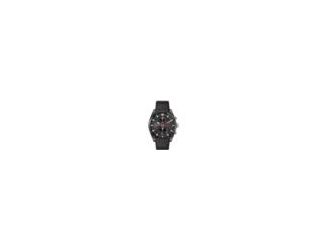 Hugo #Fast Gents. 44 MM Stainless Steel Case with black IP Bezel. Black multi-function Dial. Black Calfskin Strap with tongue buckle.  Water Resistant to 5 ATM. Quartz Multi-function Movement. 2 Year Limited Warranty.  Mineral Crystal