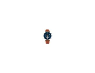 Tommy Hilfiger Men's Watch. A classic timepiece for your everyday look, featuring a CD-textured matte sunray dial with diamond-cut sub-eyes and branding elements throughout. Link Bracelets and Genuine Leather Straps.  Stainless Steel and Gold plate finish