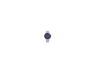 Tommy Hilfiger Gents watch. Touches of Tommy. 45mm Stainless Steel Case. Stainless Steel Bracelet with push button deployment clasp.  Blue Multi-function dial.  Mineral Crystal. Quartz Multi-function Movement. Water Resistant to 3 ATM.  2 Year Limited War