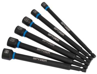 The Spyder 6" SAE Magnetic Nutsetter delivers powerful magnetic hold and extended reach for driving fasteners in tight or recessed areas. Precision-engineered to fit more fasteners with less slip, it provides a secure grip that speeds up installation and 