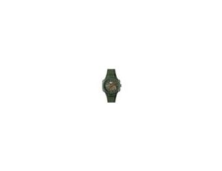Lacoste L33-X. Gents Watch. 43MM Khaki Green TR90 Case. Khaki Green Ana-Digi Dial with Orange hands & markers. Khaki Green Silicone Strap. Mineral Crystal. Water Resistant to 5 ATM. 1 Year Limited Warranty. Quartz Movement