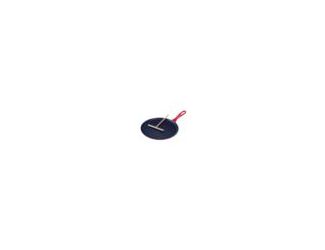 Enameled cast iron delivers superior heat distribution and retention. Ready to use requires no seasoning. Easy-to-clean and durable enamel resists dulling staining chipping and cracking. Low profile and gently sloped sides allow for easy flipping of crepe